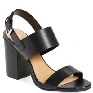 Nordstrom BP Black Women's Block Heel Truce City Sandals